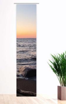 Flächenvorhang Milder Abend, Schiebevorhang, Schiebegardine, modern, 60 cm breit, 2,65 m hoc